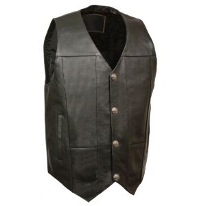 Mens Leather Vest